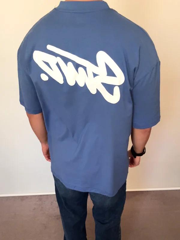 تیشرت آبی SWD