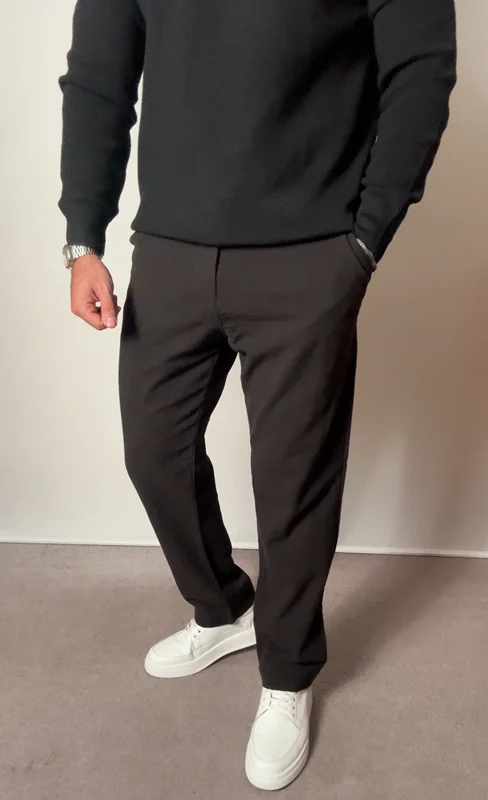 شلوار کنفی گرم بالا مشکی