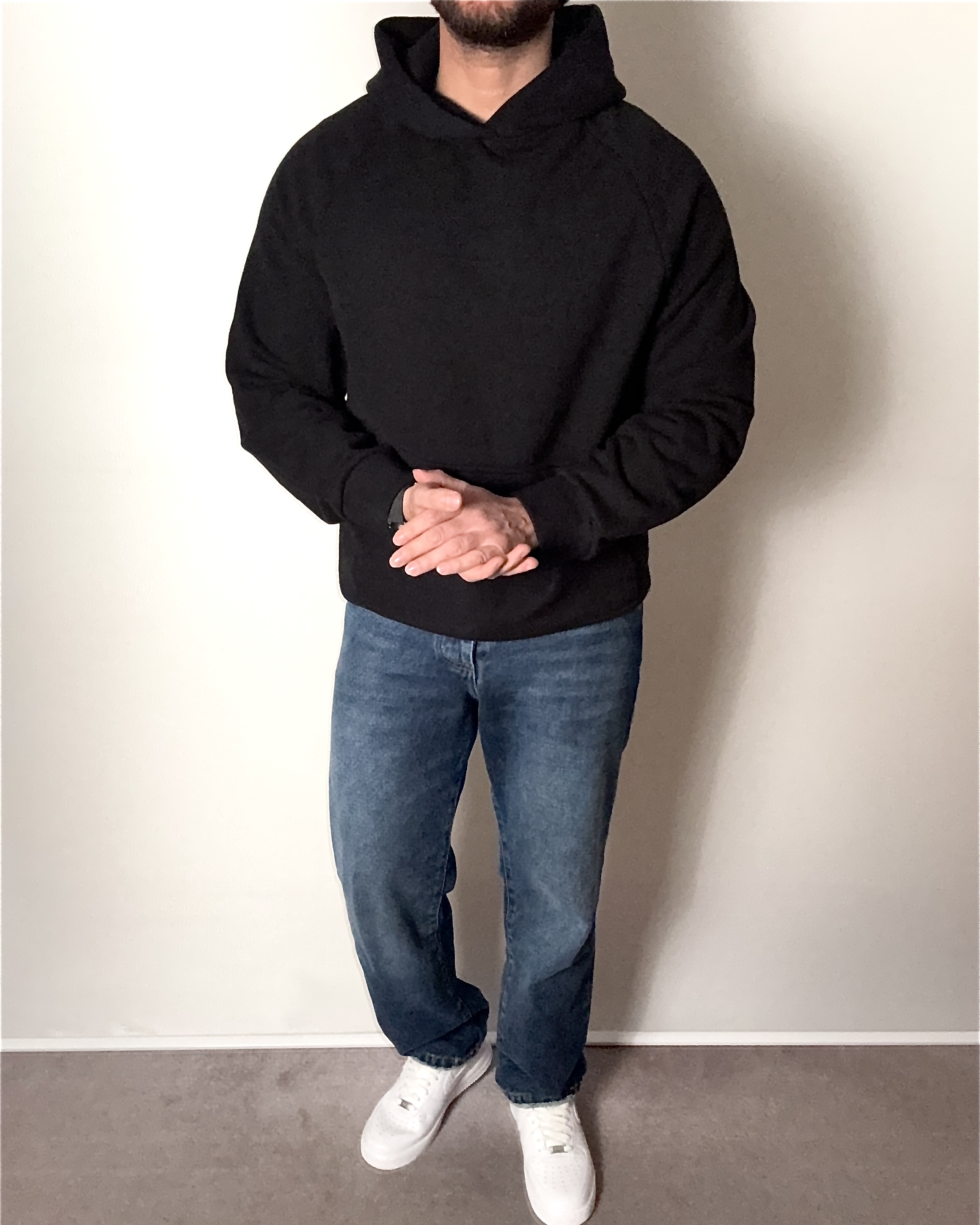 هودی ۳ نخ مشکی lane seven