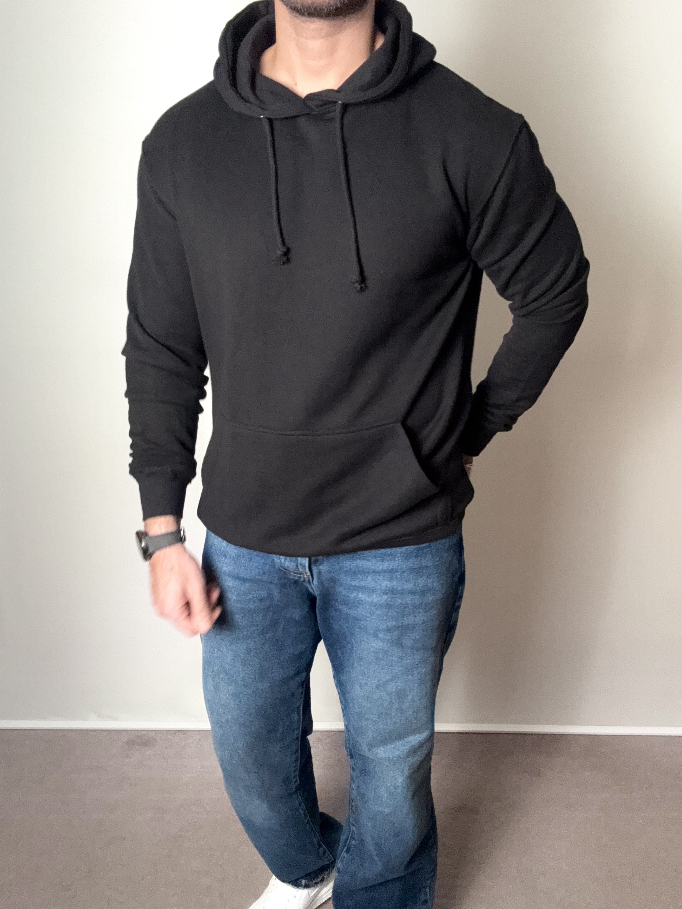 هودی دو نخ مشکی